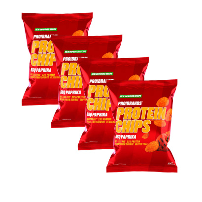 4 x Pro Brands Protein Chips 50 g 4 x Pro Brands Protein Chips 50 g