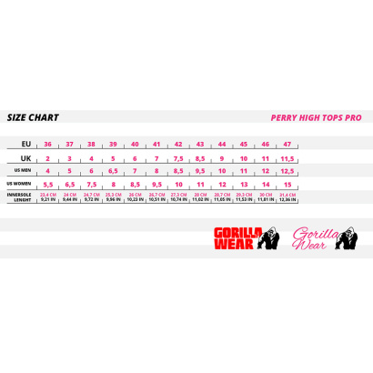 Gorilla Wear Perry High Tops Pro Black/Black Gorilla Wear Perry High Tops Pro Black/Black