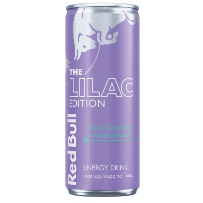 24 x Red Bull 250 ml Lilac Edition - Vaaleanpunainen greippi