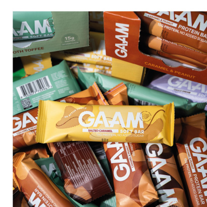 12 x GAAM Protein bar & Soft bar 45 g Mix-laatikko 12 x GAAM Protein bar & Soft bar 45 g Mix-laatikko