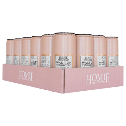 24 x Homie Wake Up Synbiotic 330 ml 24 x Homie Wake Up Synbiotic 330 ml
