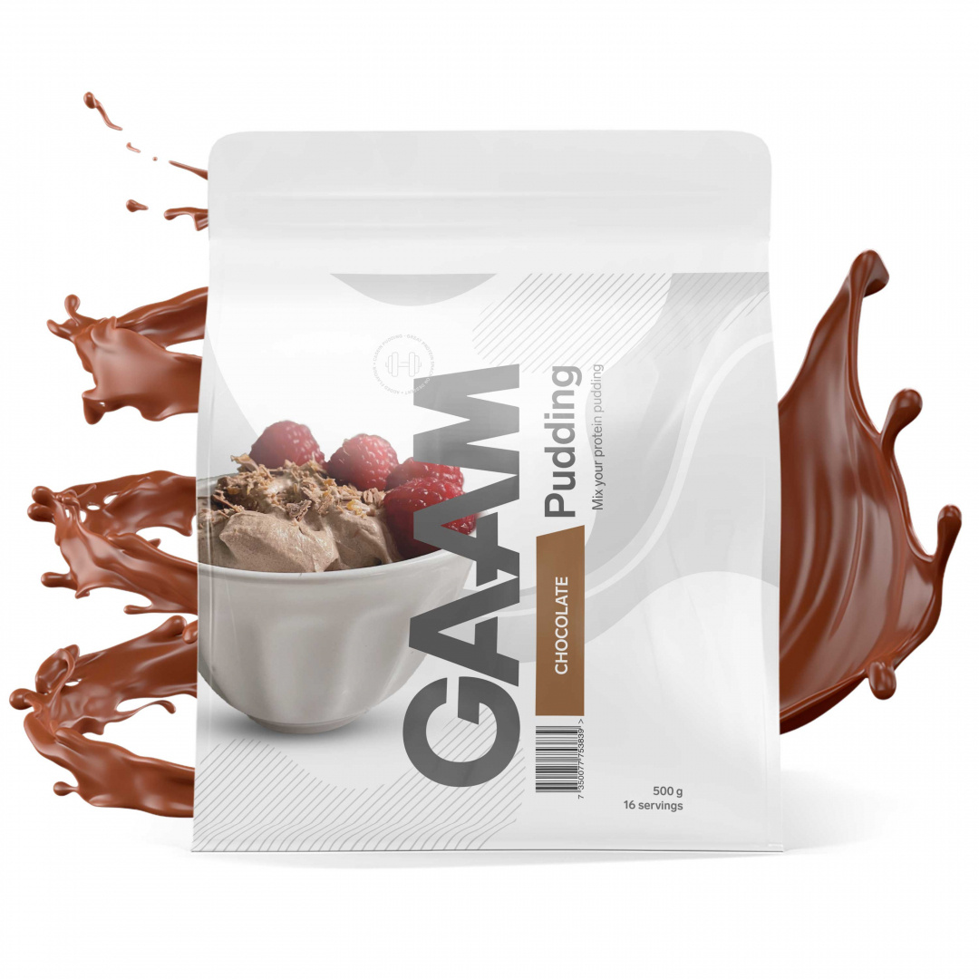 GAAM Pudding 500 g ryhmässä Elintarvikkeet / Proteiinivanukkaat @ Proteinbolaget (PB-6682)