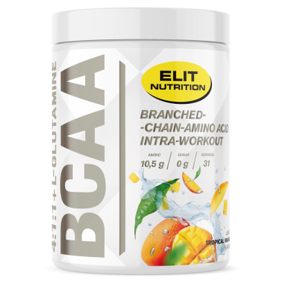 Elit Nutrition BCAA 4:1:1 + L-glutamine Aminohapot 400 g Elit Nutrition BCAA 4:1:1 + L-glutamine Aminohapot 400 g