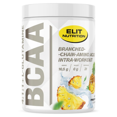 Elit Nutrition BCAA 4:1:1 + L-glutamine Aminohapot 400 g Elit Nutrition BCAA 4:1:1 + L-glutamine Aminohapot 400 g