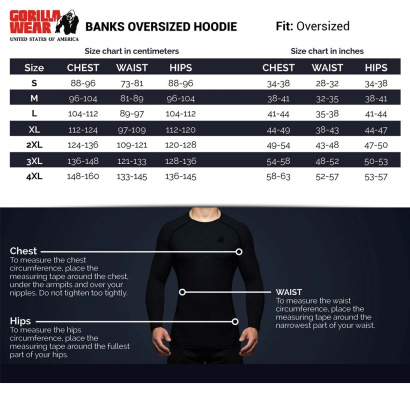 Gorilla Wear Banks Oversized Hoodie Black/Yellow Gorilla Wear Banks Oversized Hoodie Black/Yellow