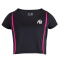 Gorilla Wear Columbia Crop Top Black/Pink Gorilla Wear Columbia Crop Top Black/Pink