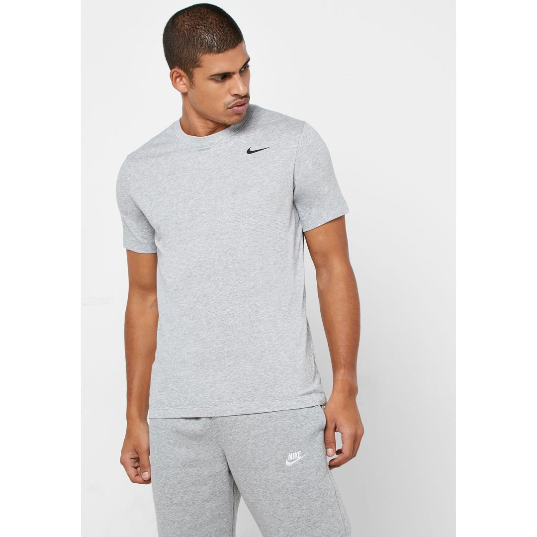 Nike Dri-FIT T-Shirt Grey ryhmässä Treenivaatteet / T-paidat @ Proteinbolaget (PB-6960)