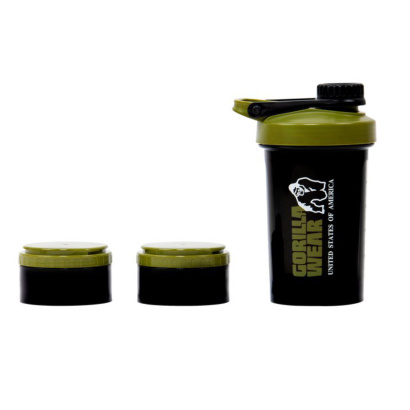 Gorilla Wear Shaker 2 Go 760 ml Black & Army Green Gorilla Wear Shaker 2 Go 760 ml Black & Army Green