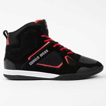 Gorilla Wear Troy High Tops Black & Red