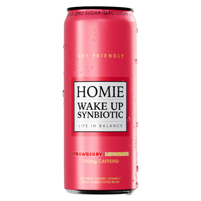 24 x Homie Wake Up Synbiotic 330 ml Mikspakke 24 x Homie Wake Up Synbiotic 330 ml Mikspakke