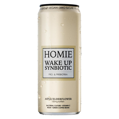 24 x Homie Wake Up Synbiotic 330 ml Mikspakke 24 x Homie Wake Up Synbiotic 330 ml Mikspakke