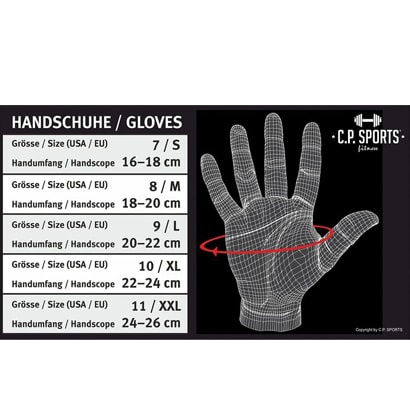 C.P. Sports Iron Glove Comfort Pink C.P. Sports Iron Glove Comfort Pink