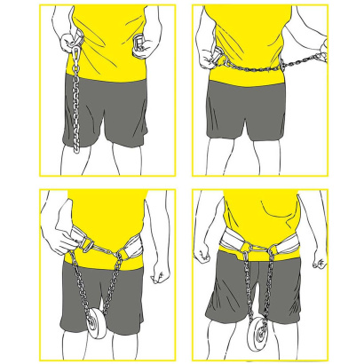 C.P. Sports Dip Belt Black C.P. Sports Dip Belt Black