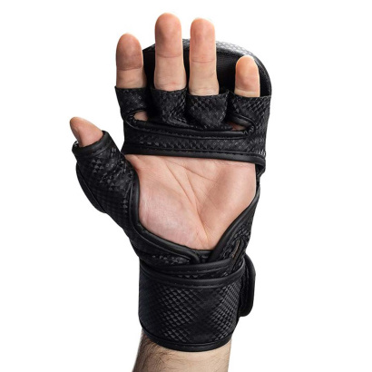 Gorilla Wear Ely MMA Sparring Gloves Black & White Gorilla Wear Ely MMA Sparring Gloves Black & White