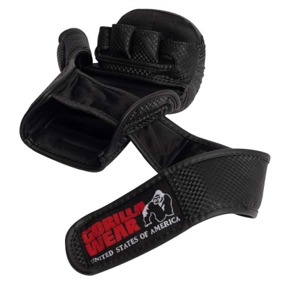 Gorilla Wear Ely MMA Sparring Gloves Black & White Gorilla Wear Ely MMA Sparring Gloves Black & White