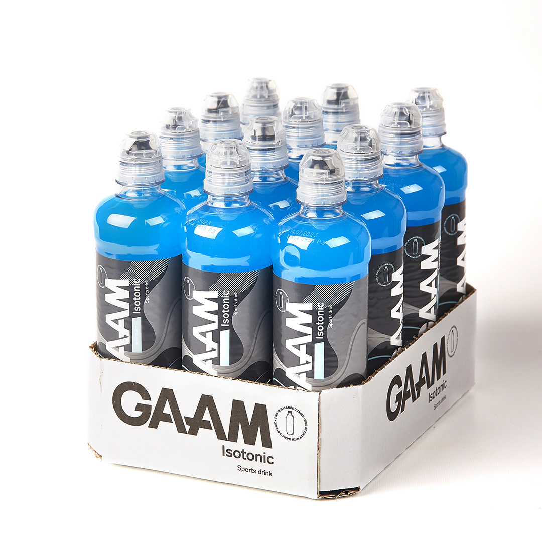 12 x GAAM Isotonic 500 ml ryhmässä Juomat / Urheilujuomat @ Proteinbolaget (PB-797672)