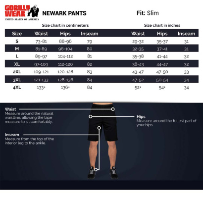 Gorilla Wear Newark Pants Blue Gorilla Wear Newark Pants Blue