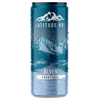 24 x Latitude 65 330 ml Älven - Hedelmäsooda