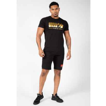 Gorilla Wear Classic T-Shirt Black/Gold