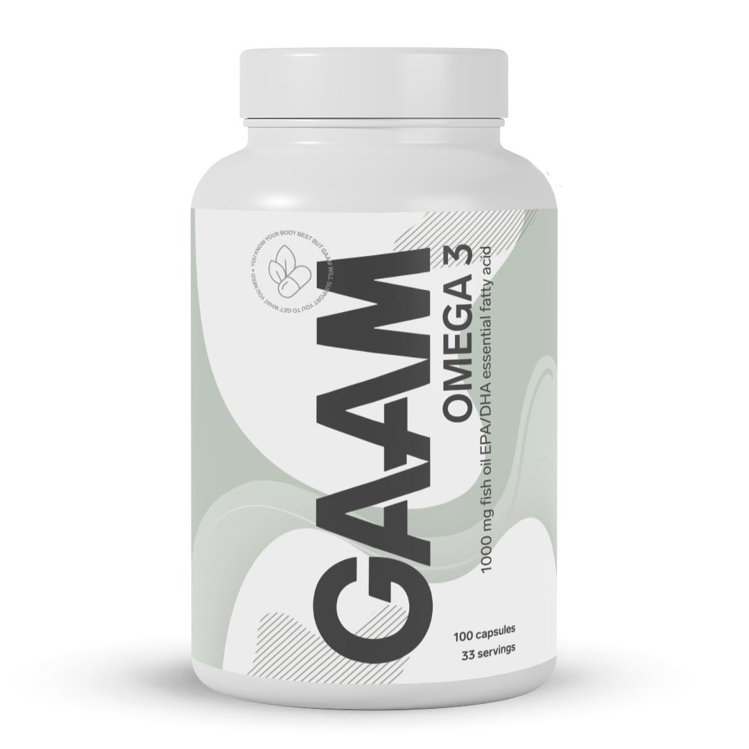 GAAM Health Series Omega-3 100 caps ryhmässä Lisäravinteet / Rasvahapot / Omega-3 @ Proteinbolaget (PB-8255)