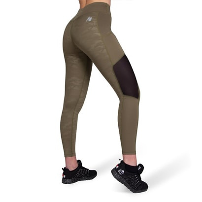 Gorilla Wear Savannah Mesh Tights Army Green Camo