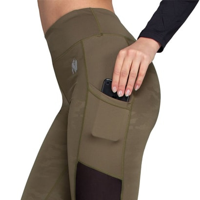 Gorilla Wear Savannah Mesh Tights Army Green Camo