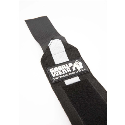 Gorilla Wear Wrist Wraps Ultra Black/White Gorilla Wear Wrist Wraps Ultra Black/White
