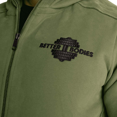 Better Bodies Pro BB Hood Washed Green Better Bodies Pro BB Hood Washed Green