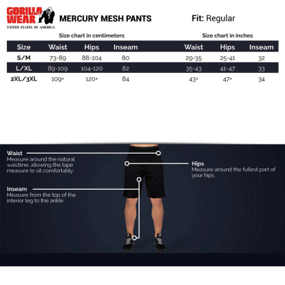 Gorilla Wear Mercury Mesh Pants Grey
