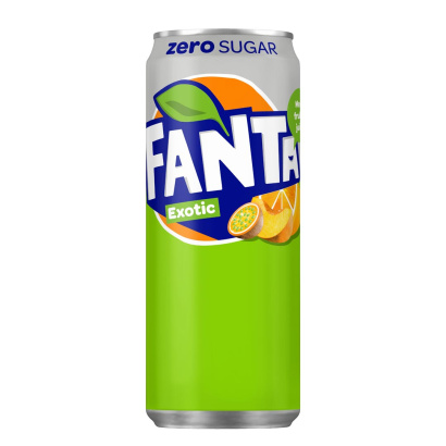 20 x Fanta Exotic Zero 330 ml 20 x Fanta Exotic Zero 330 ml