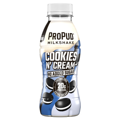 8 x NJIE ProPud Protein Milkshake 330 ml Cookies & Cream 8 x NJIE ProPud Protein Milkshake 330 ml Cookies & Cream