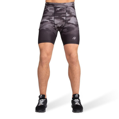 Gorilla Wear Franklin Shorts Black & Grey Camo