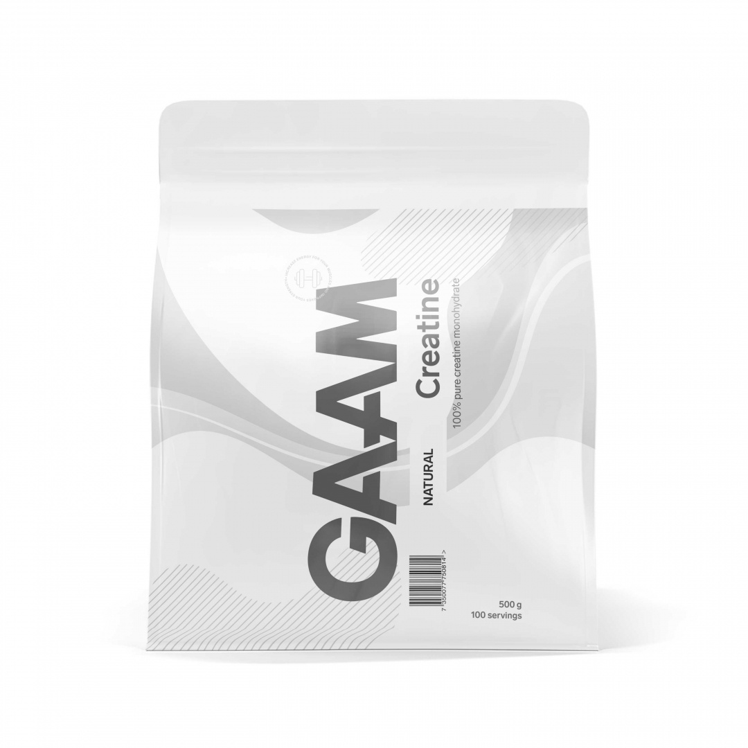GAAM Creatine Monohydrate 500 g Kreatinii ryhmässä Lisäravinteet / Kreatiini / Kreatiinimonohydraatti @ Proteinbolaget (PB-96835)
